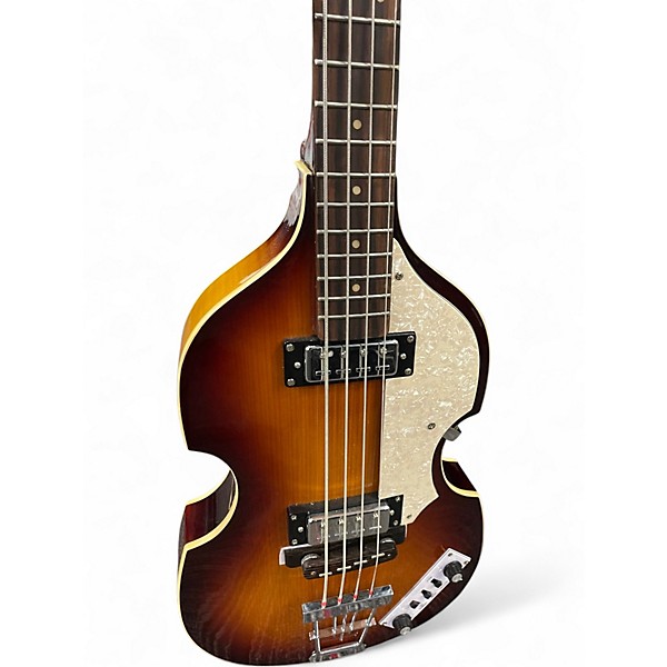 Used Hofner HIVBSB ANTIQUE BROWN SUNBURST Electric Bass Guitar