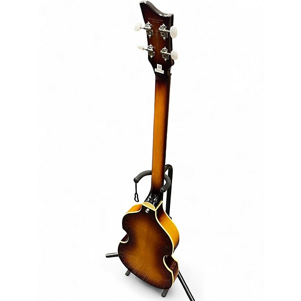 Used Hofner HIVBSB ANTIQUE BROWN SUNBURST Electric Bass Guitar