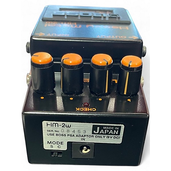 Used BOSS HM-2w Effect Pedal
