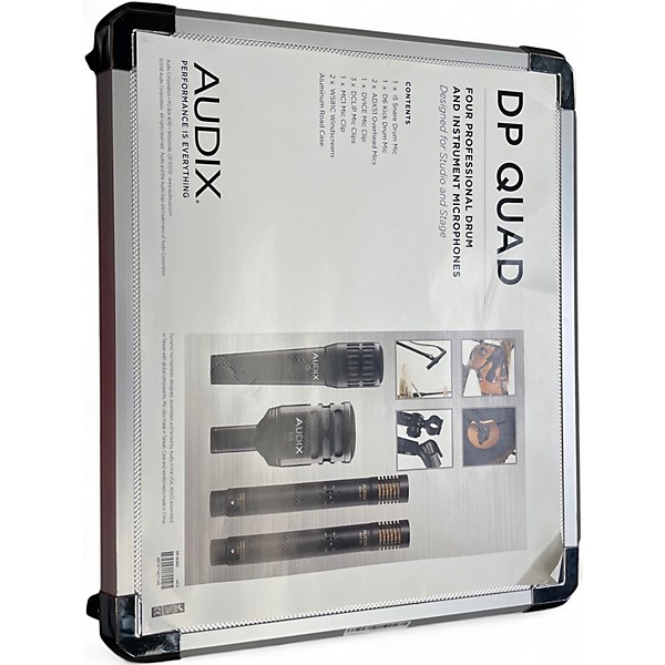 Used Audix DP Quad 4-Piece Percussion Microphone Pack