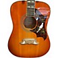 Used Epiphone Dove Pro 2 Color Sunburst Acoustic Electric Guitar