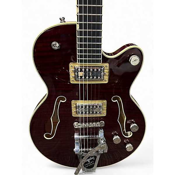 Used Gretsch Guitars G6659T Broadkaster Jr. Dark Cherry Stain Hollow Body Electric Guitar