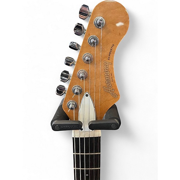 Used Harmony sil-houette white Solid Body Electric Guitar