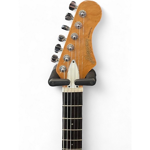 Used Harmony sil-houette white Solid Body Electric Guitar
