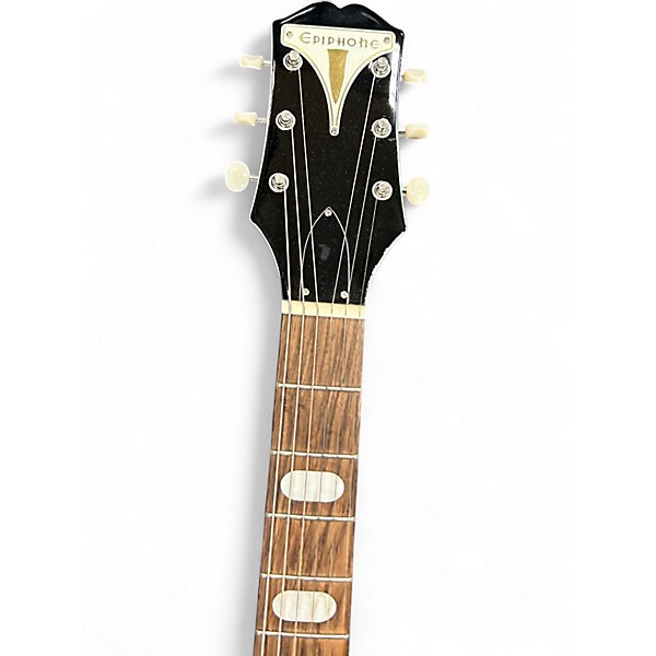 Used Epiphone Crestwood Custom Polaris White Solid Body Electric Guitar