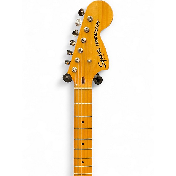 Used Squier CLASSIC VIBE 70S STRATOCASTER Black Solid Body Electric Guitar