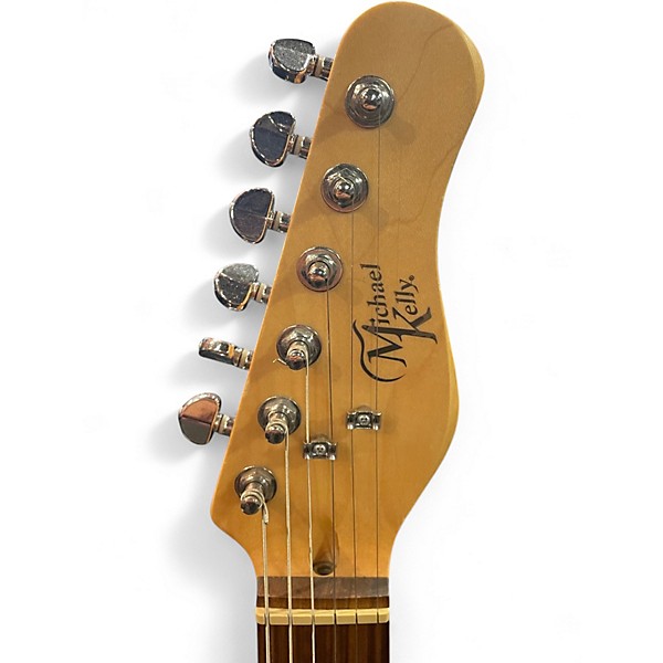 Used Michael Kelly Custom Collection Tiger Eye Solid Body Electric Guitar