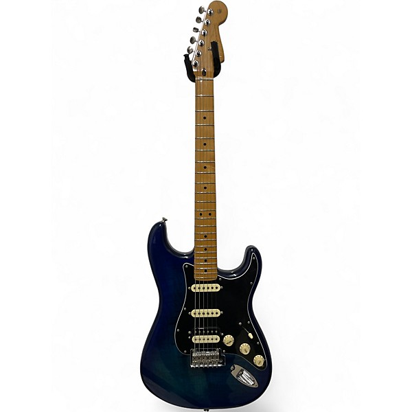 Used Fender Player Stratocaster HSS Blue Burst Solid Body Electric Guitar