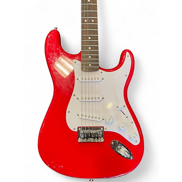 Used Squier Standard Stratocaster Dakota Red Solid Body Electric Guitar