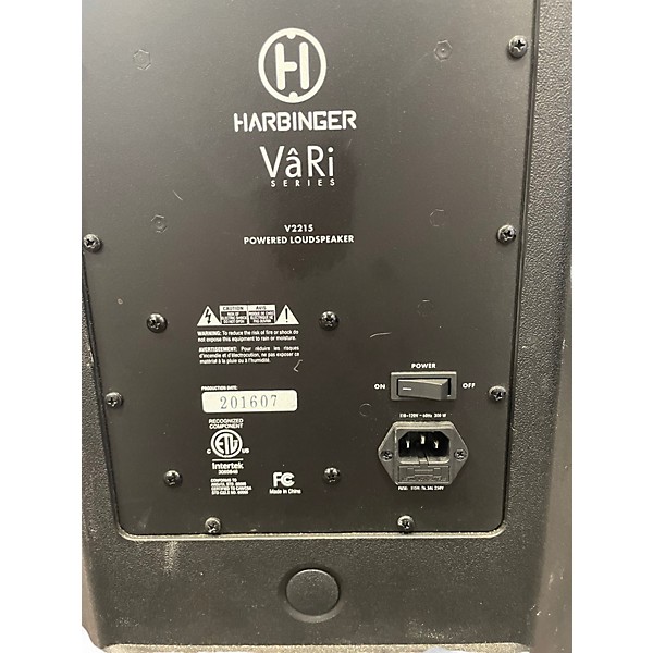 Used Harbinger VARI V2215 Powered Speaker
