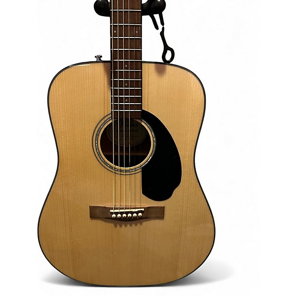 Used Fender CD60 Dreadnought Natural Acoustic Guitar