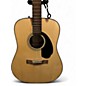 Used Fender CD60 Dreadnought Natural Acoustic Guitar