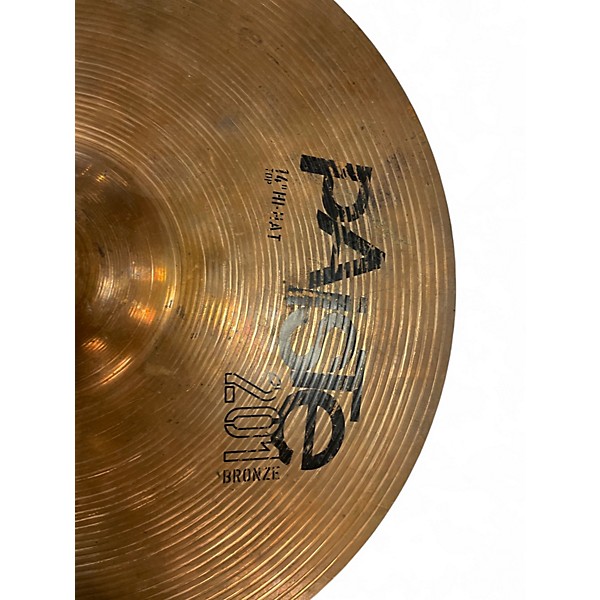 Used Paiste 14in 201 14IN HIHAT PAIR Cymbal