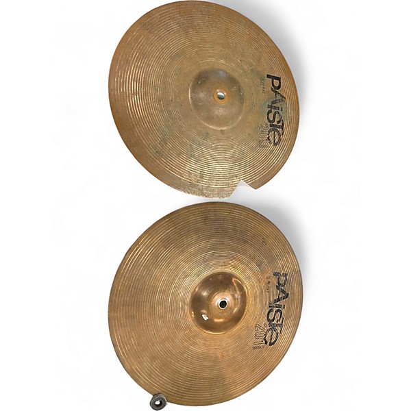 Used Paiste 14in 201 14IN HIHAT PAIR Cymbal