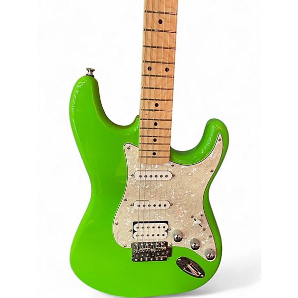 Used Kramer Focus VT-211S green Solid Body Electric Guitar