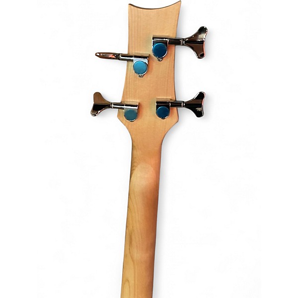 Used Glarry HH natural Electric Bass Guitar
