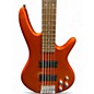 Used Ibanez GSR205 5 String Orange Metallic Electric Bass Guitar