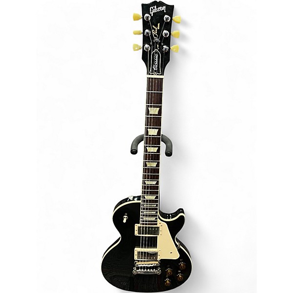 Used Gibson Les Paul Custom Classic Light Black Solid Body Electric Guitar