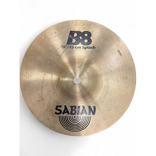 Used SABIAN 10in B8 Splash Cymbal