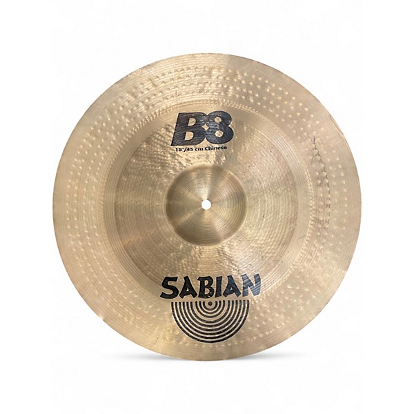 Used SABIAN 18in B8 Chinese Cymbal