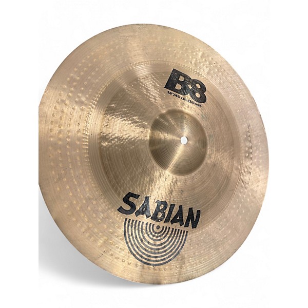 Used SABIAN 18in B8 Chinese Cymbal