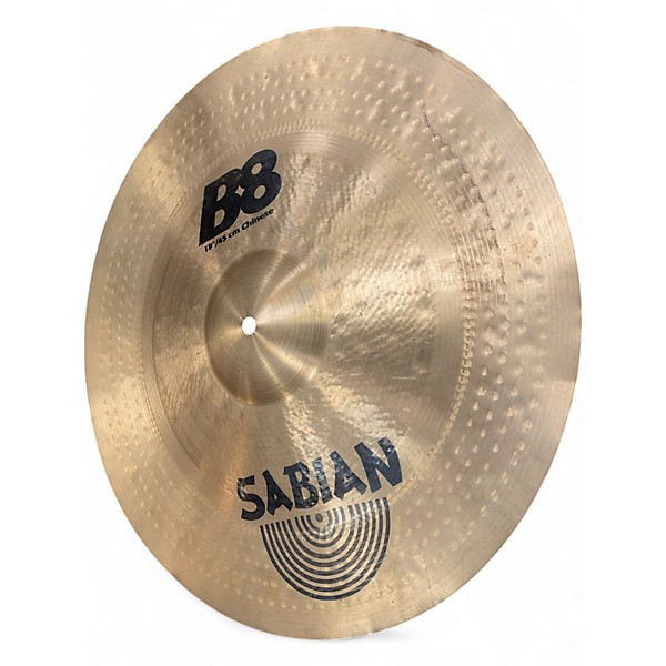 Used SABIAN 18in B8 Chinese Cymbal