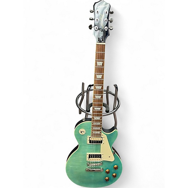 Used Epiphone Les Paul Traditional PRO III Plus Ocean Burst Solid Body Electric Guitar