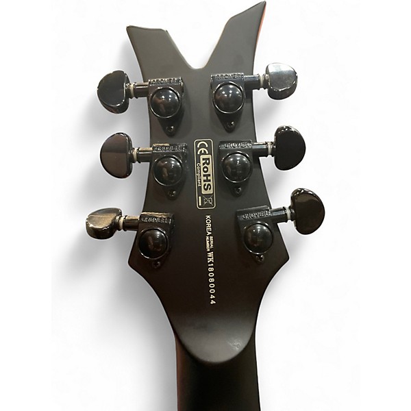 Used Dean Icon Baritone Flat Black Baritone Guitars