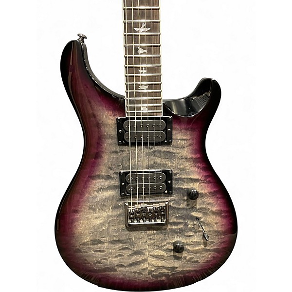 Used PRS SE Mark Holcomb Trans Purple Solid Body Electric Guitar