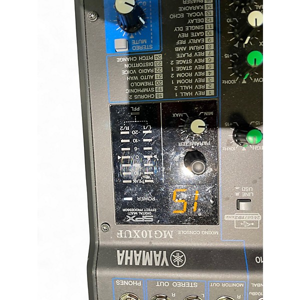Used Yamaha MG10XUF Unpowered Mixer