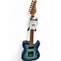 Used Schecter Guitar Research Diamond Series PT Blue Burst Solid Body Electric Guitar thumbnail