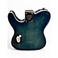 Used Schecter Guitar Research Diamond Series PT Blue Burst Solid Body Electric Guitar