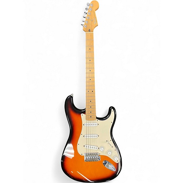 Used Fender STRATOCASTER 2 Tone Sunburst Solid Body Electric Guitar