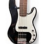 Used Squier Precision Bass Special V Metallic Black Electric Bass Guitar