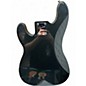 Used Squier Precision Bass Special V Metallic Black Electric Bass Guitar