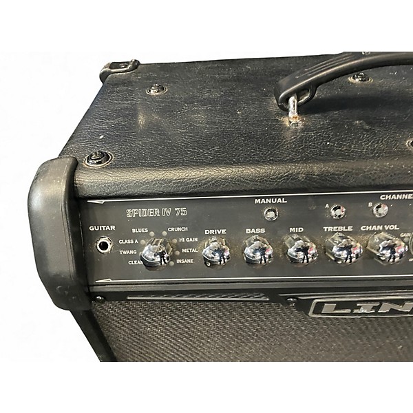 Used Line 6 Spider IV 75W 1x12 Guitar Combo Amp