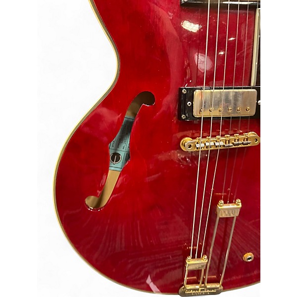 Used Epiphone 1962 REISSUE Sheraton RED Hollow Body Electric Guitar