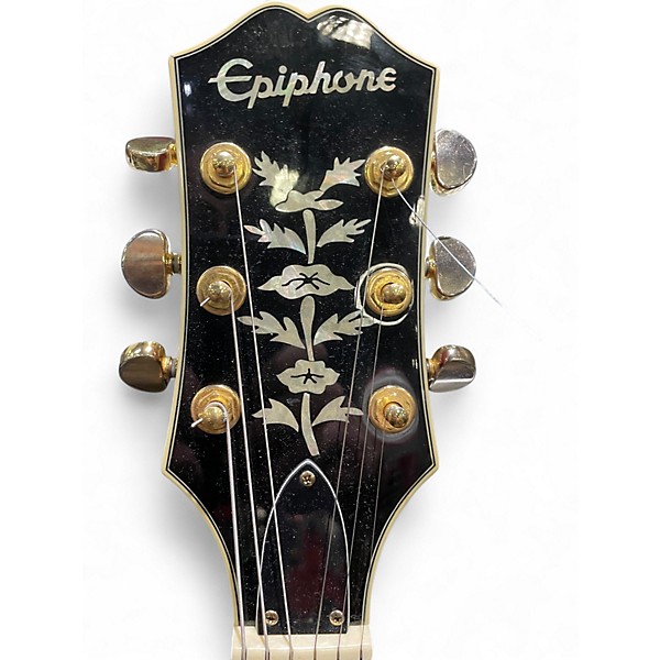 Used Epiphone 1962 REISSUE Sheraton RED Hollow Body Electric Guitar
