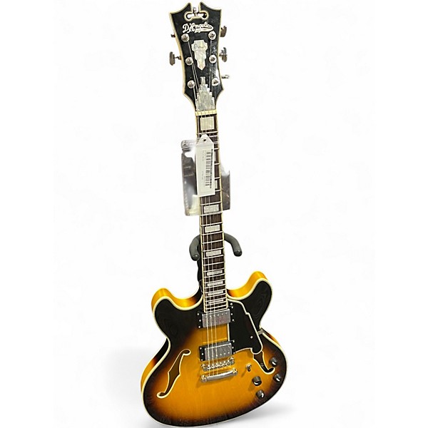 Used D'Angelico Premier Series DC Sunburst Hollow Body Electric Guitar