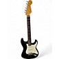 Used 2015 Fender American Custom Deluxe Stratocaster Ebony Transparent Solid Body Electric Guitar
