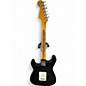 Used 2015 Fender American Custom Deluxe Stratocaster Ebony Transparent Solid Body Electric Guitar