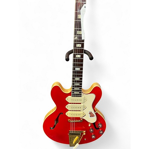 Used Gibson Custom CHERRY REDD Hollow Body Electric Guitar