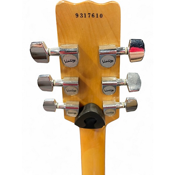 Used Vantage 670 Natural Hollow Body Electric Guitar