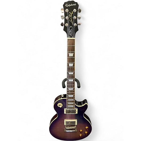 Used Epiphone Les Paul Standard Pro PURPLE BURST Solid Body Electric Guitar