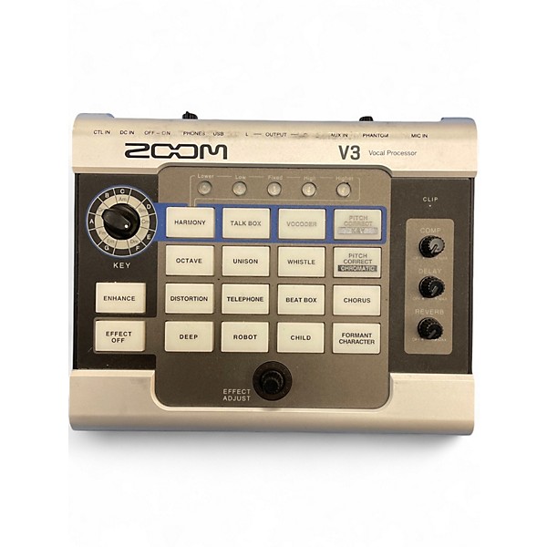 Used Zoom V3 Vocal Processor