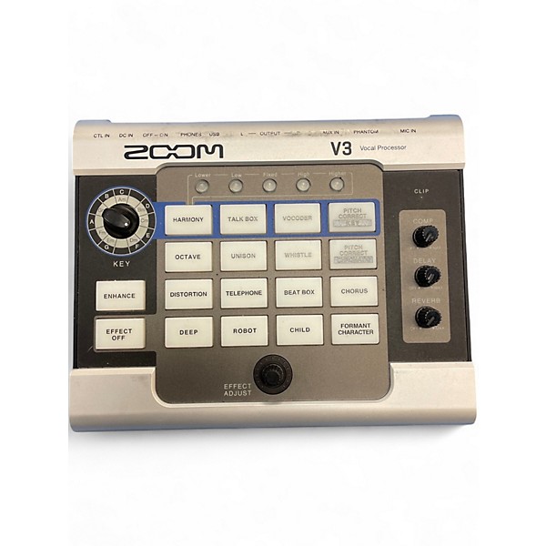 Used Zoom V3 Vocal Processor
