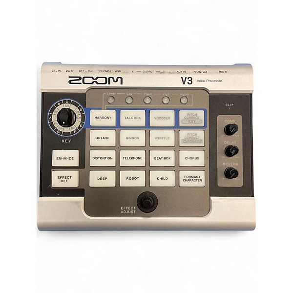 Used Zoom V3 Vocal Processor