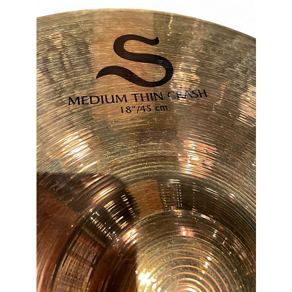 Used Zildjian 18in S Family Medium Thin Crash Cymbal