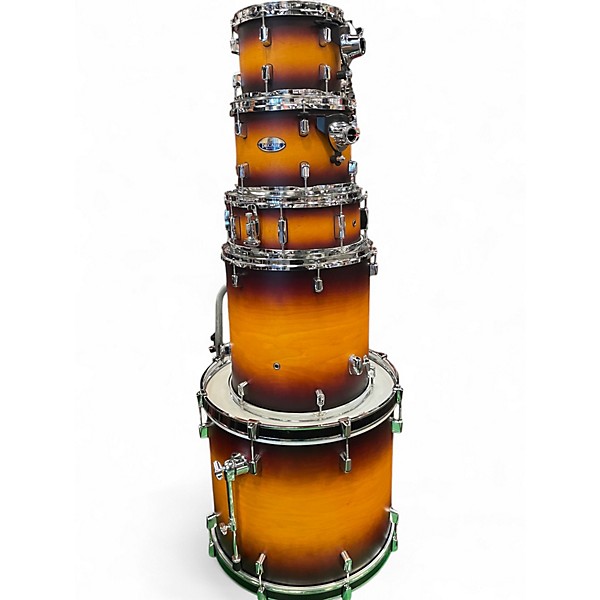 Used Pearl 5 Piece DECADE Tobacco Sunburst Drum Kit