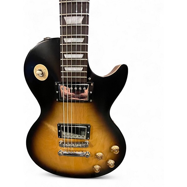 Used 2022 Gibson Les Paul 60s Tribute T 2 Tone Sunburst Solid Body Electric Guitar
